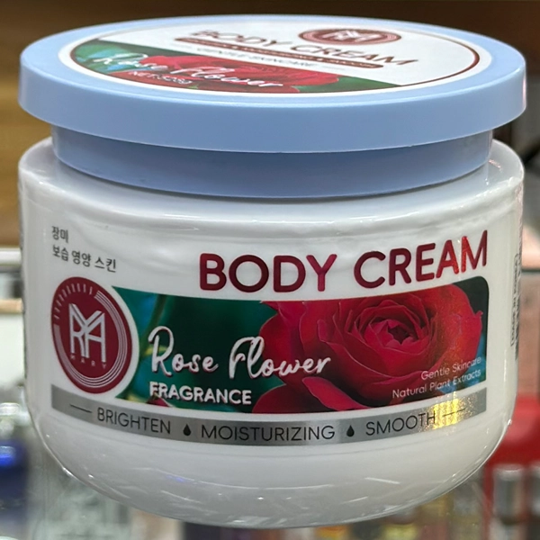 کرم بدن گل رز ماری کره ای اصل روشن کننده - مرطوب کننده و صاف کننده معطر بدن 528 گرم | MARY Body Cream Rose Flower (Brighten-Moisturizing-Smooth) 528gr